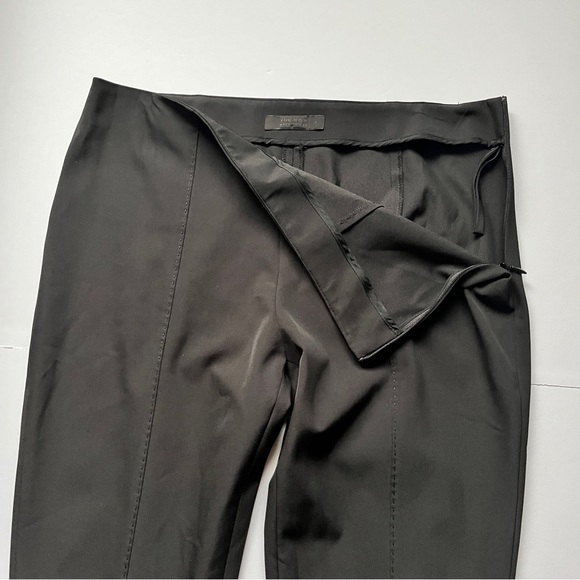 The Row Trousers Black Pants Business Casual Slacks Stretch Crepe Straight Sz 4 - Picture 9 of 15